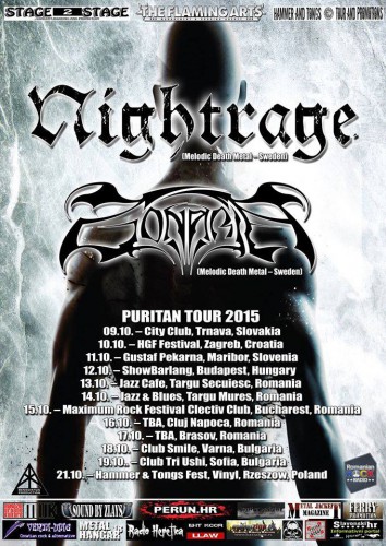 ZONARIA - NIGHTRAGE tour 2015