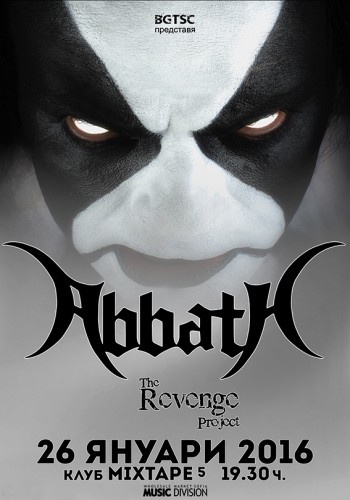 ABBATH + The Revenge Project POSTER .2016