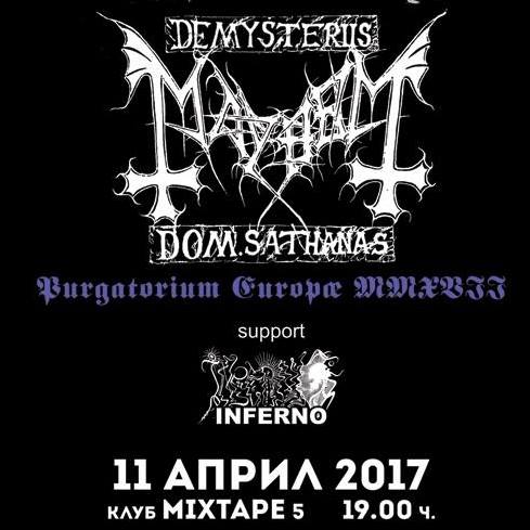 Mayhem, Inferno @Mixtape 5, 11.04.2017 BGTSC