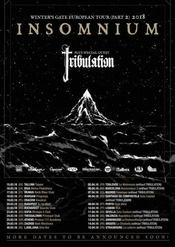 Insomnium&Tribulation tour
