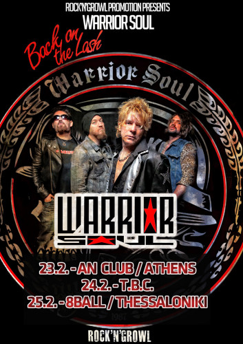 WARRIOR SOUL -Greece Tour Dates
