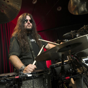 Gene Hoglan photographed on 10/23/12 at SIR in Hollywood.
