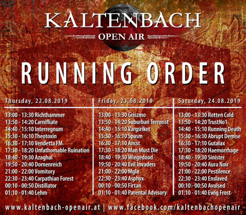 Kaltenbach 2019 program