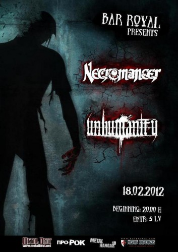 UNHUMANITY и NECROMANCER с концерт в Бургас