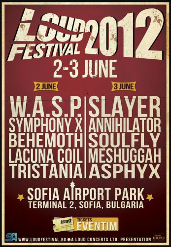 Окончателна информация за LOUD Festival 2012