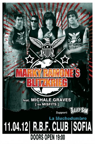 Подробности за предстоящите концерти на MARKY RAMONE в България