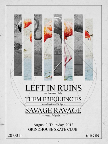 LEFT IN RUINS в София на 02 август
