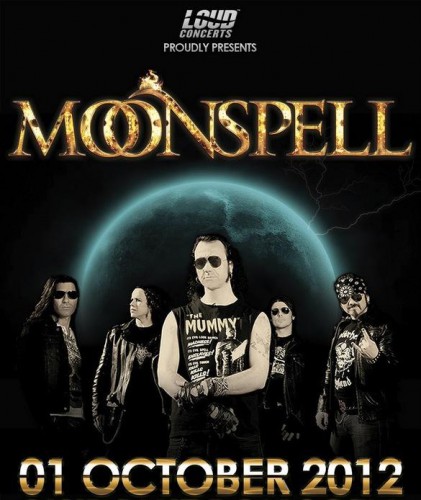 Последни новини около концерта на MOONSPELL на 1 октомври
