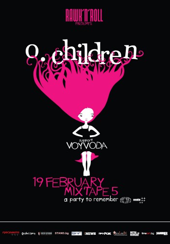 Двоен постер за концерта на O. CHILDREN