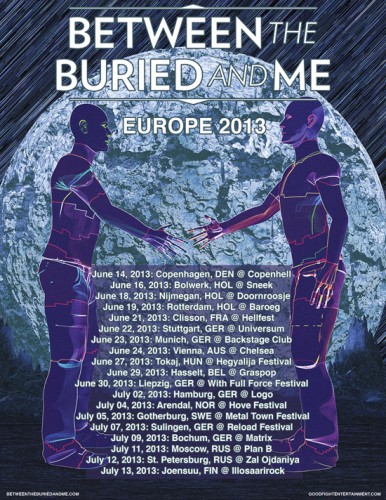 BETWEEN THE BURIED AND ME обявиха датите за европейското си турне