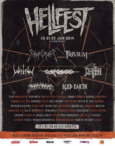 Известни са изпълнителите за HELLFEST 2014
