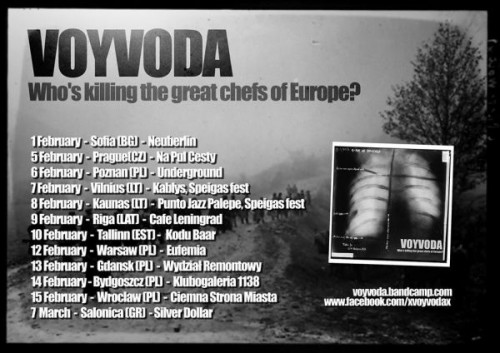 VOYVODA започват европейско турне