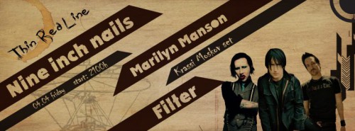 Nine Inch Nails, Marilyn Manson & Filter Night в Thin Red Line