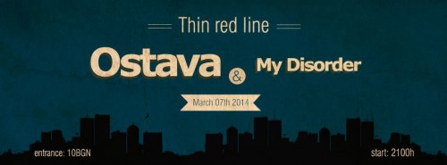 ОСТАВА & My Disorder LIVE в Thin Red Line