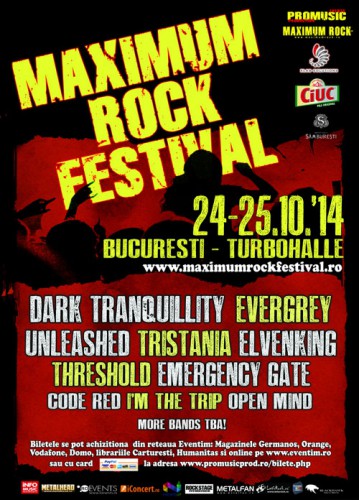 DARK TRANQUILLITY – хедлайнери на Maximum Rock Fest