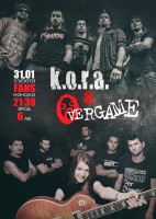 OVERGAME и K.O.R.A. с общ концерт