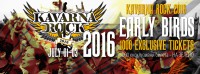 Промо билети за KAVARNA ROCK 2016 от днес