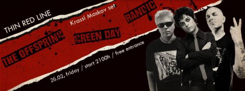 GREEN DAY, THE OFFSPRING и RANCID Night в бар „Thin Red Line“