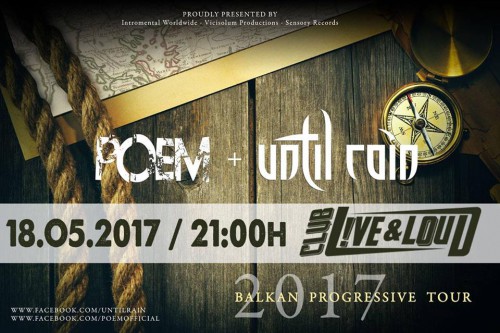 Гърците POEM и UNTIL RAIN с концерт през май