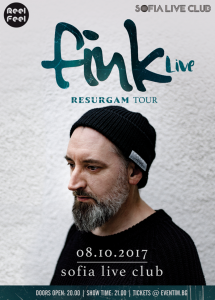 FINK с концерт в София на 08 октомври