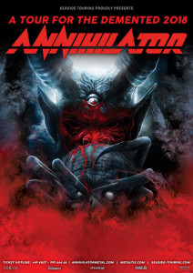 ANNIHILATOR с концерт в София на 18 ноември 2018 г.