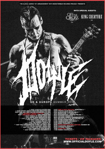 Doyle Wolfgang Von Frankenstein (MISFITS) с европейско турне