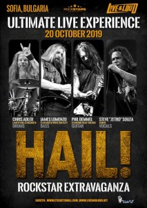 Видеообръщение за турнето на супер-проекта HAIL! през октомври
