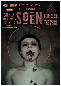 Програма за концерта на SOEN, WHEEL и THE PRICE тази събота