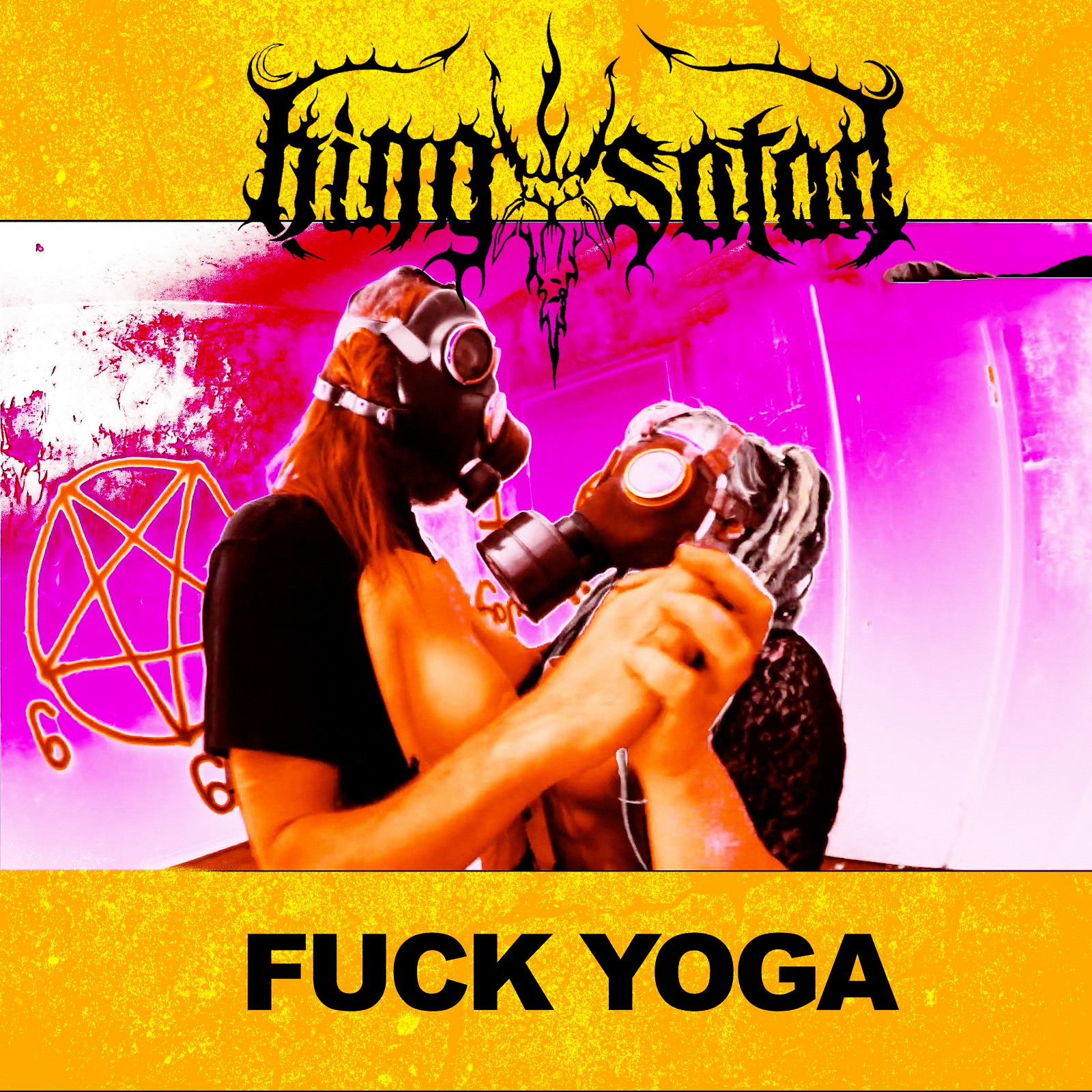 King Satan - Fuck Yoga Single Cover Artwork