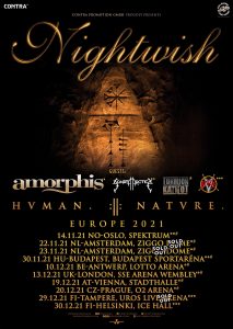 NIGHTWISH с кратко европейско турне през ноември и декември