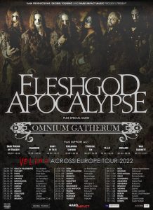 OMNIUM GATHERUM се присъединяват към европейското турне на FLESHGOD APOCALYPSE