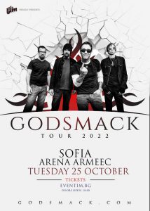 GODSMACK се завръщат в София на 25 октомври 2022