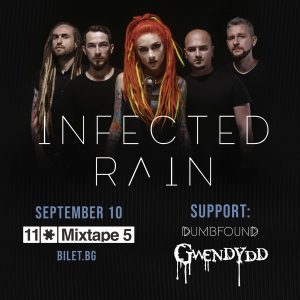 Подробности за концерта на INFECTED RAIN в София