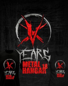 Десет дни до края на конкурса за тишърт на Metal Hangar 18