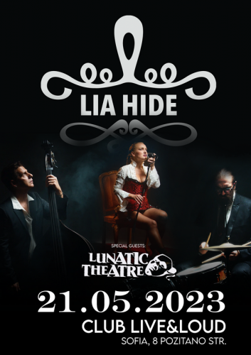 Гръцката dark/avant/art/progressive pop изпълнителка Lia Hide с концерт у нас