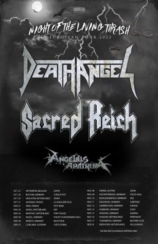 DEATH ANGEL и SACRED REICH с ко-хедлайнерско европейско турне