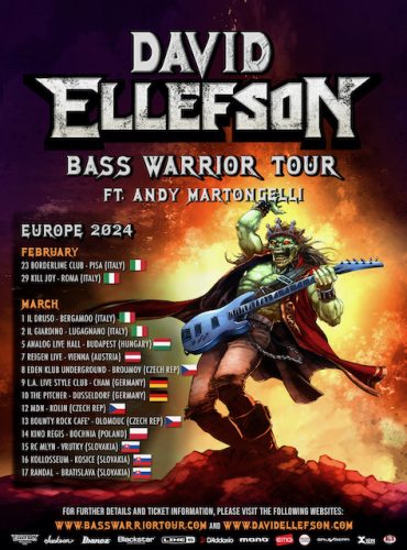 David Ellefson с европейско турне