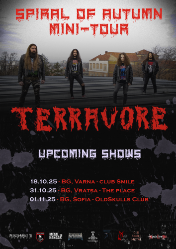 Terravore с мини-турне през октомври